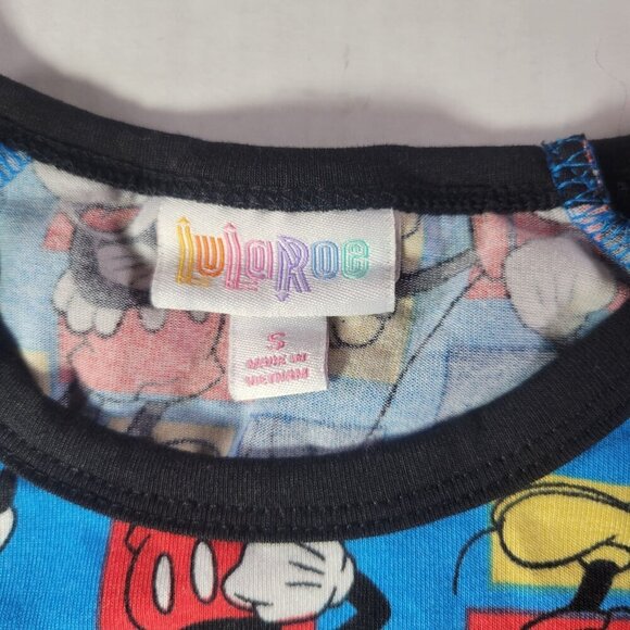 Set of 2Disney Mickey & Minnie Mouse LuLaRoe Raglan Shirts Size Small - Picture 6 of 16
